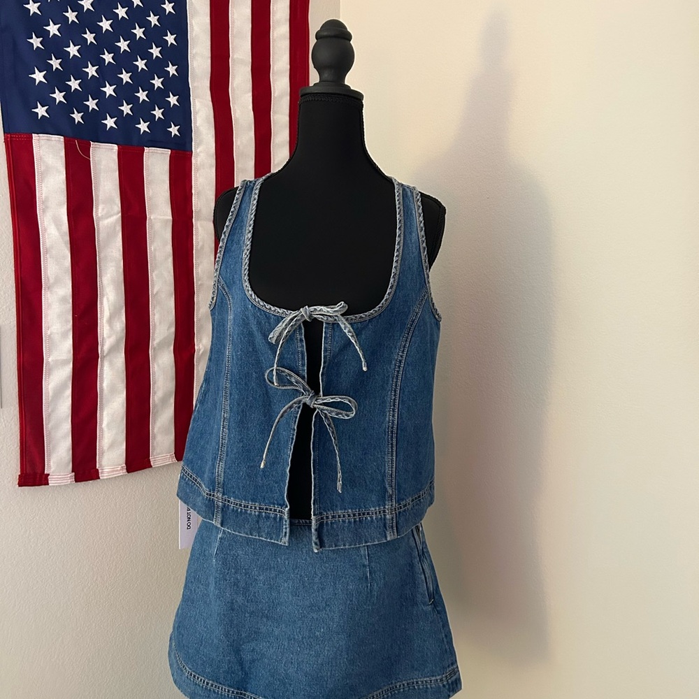 Princess Polly Denim Skirt Set